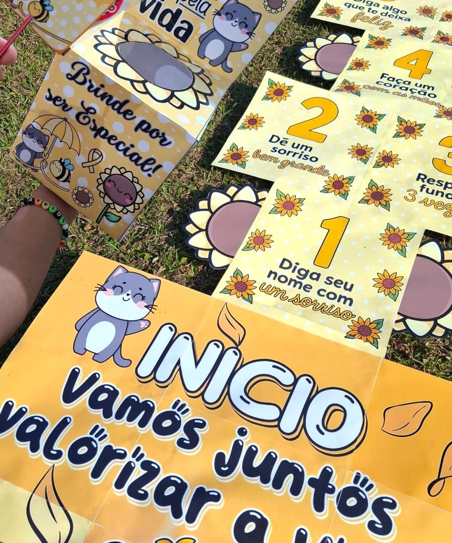 💛 AMARELINHA SETEMBRO AMARELO + CAIXA DE BRINDE 💛