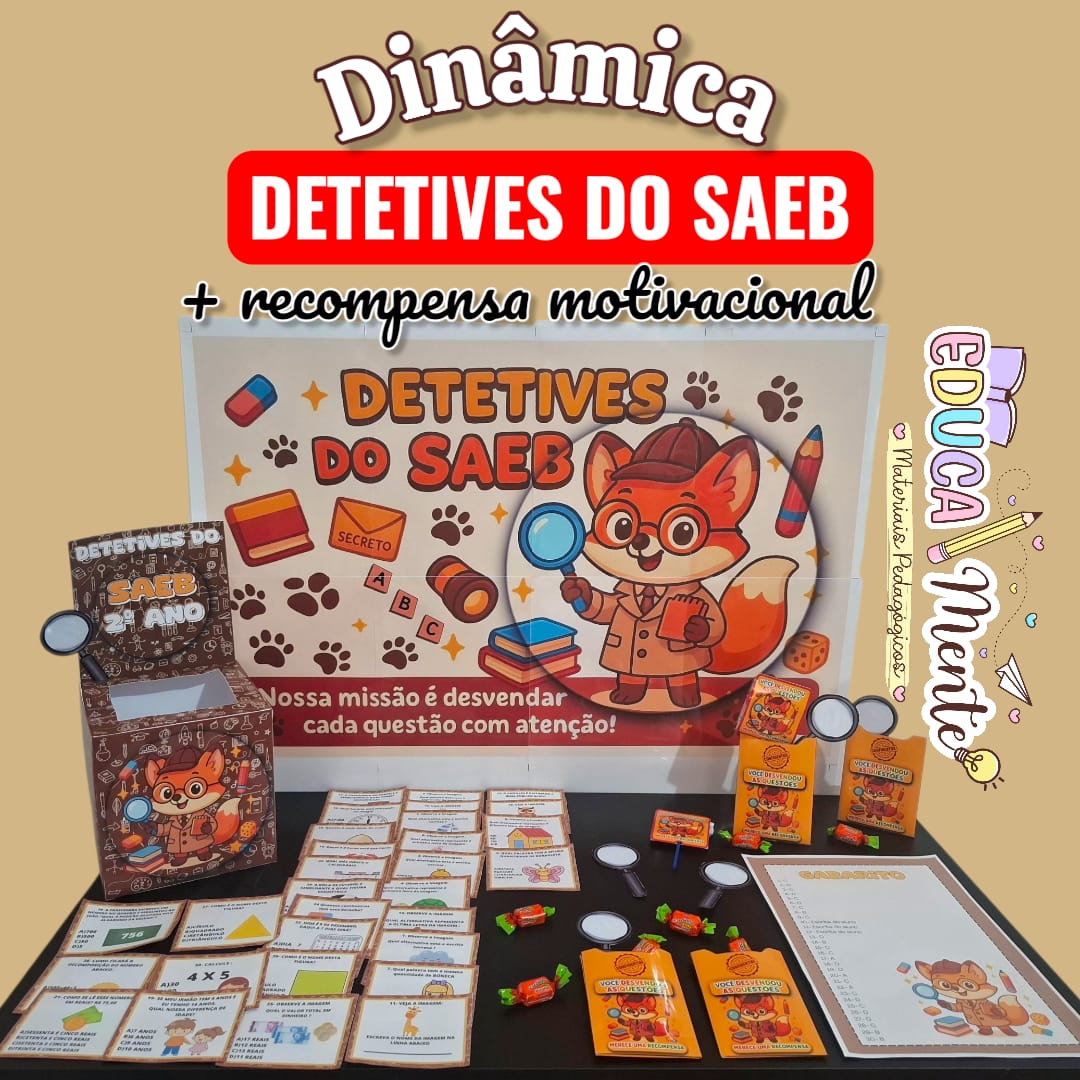 🕵️♂️ DINÂMICA DETETIVES DO SAEB 2° ANO 🕵️♂️