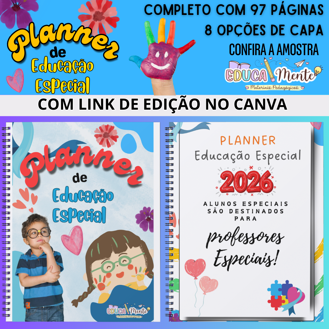 ⭐PLANNER DE EDUCAÇÃO ESPECIAL⭐