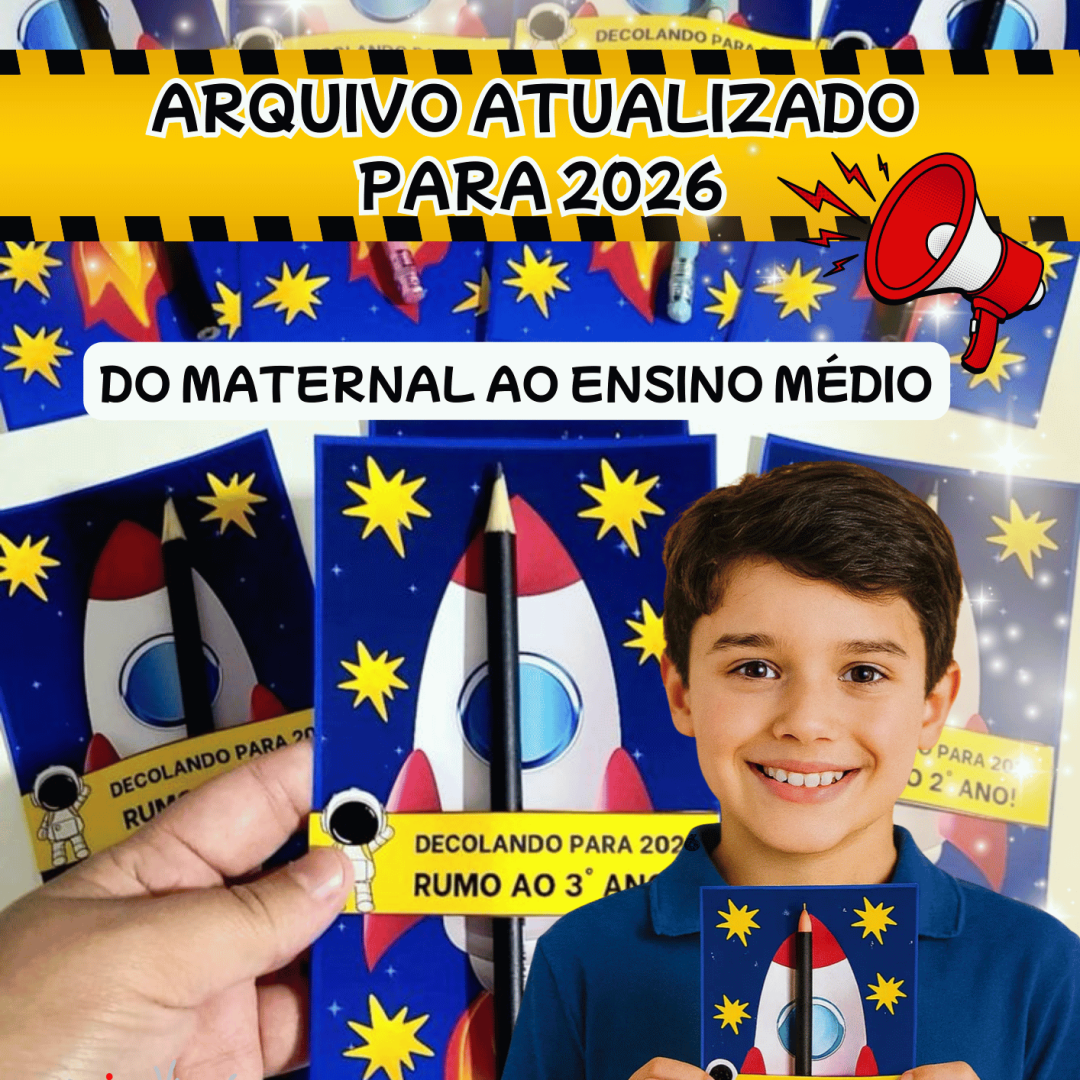 LEMBRANCINHA RUMO AO PRÓXIMO ANO 🚀