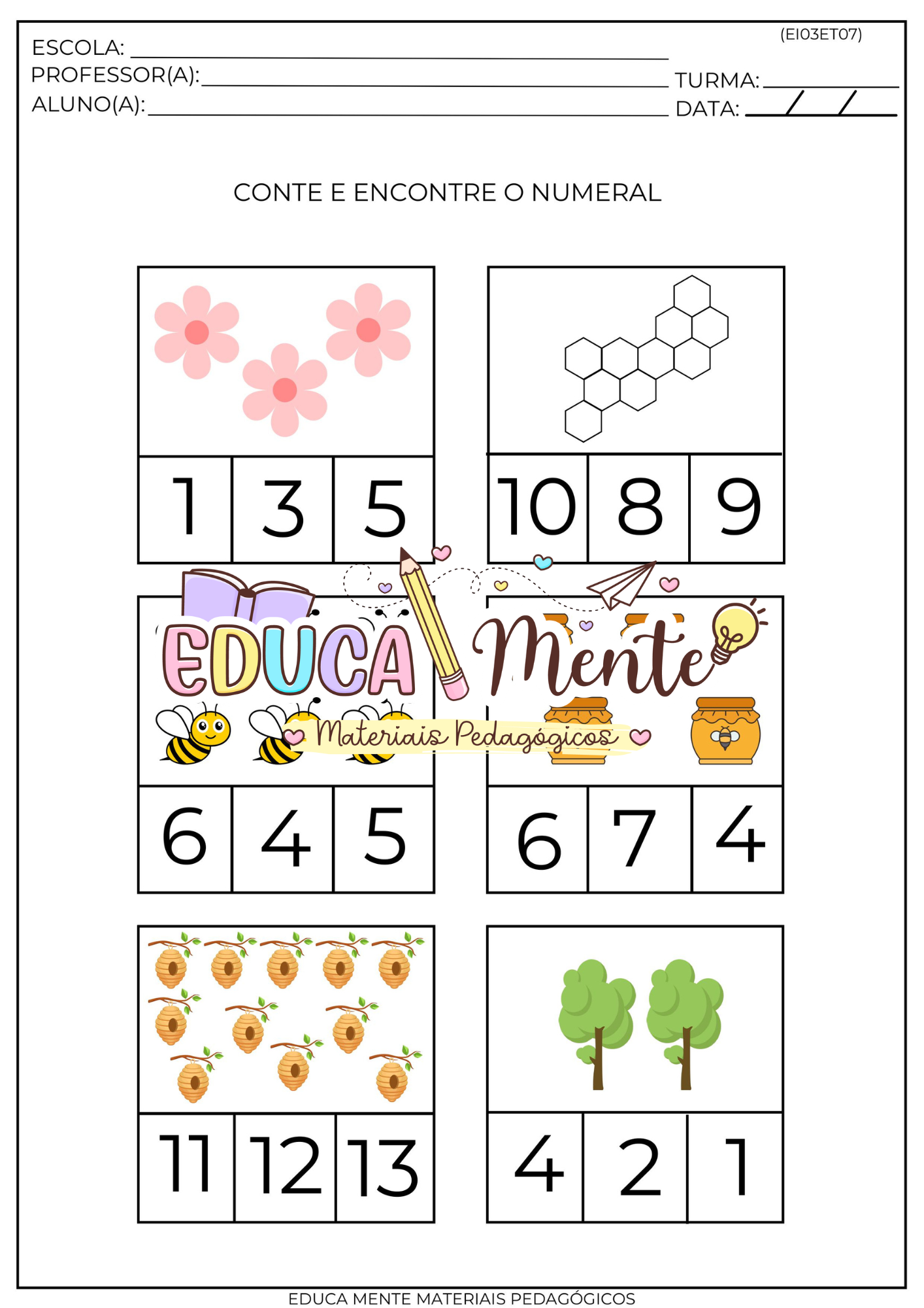 ⭐️APOSTILA RECREATIVA MATERNAL E PRÉ ESCOLA✨ COM CÓDIGOS DA BNCC⭐️ - Imagem 3