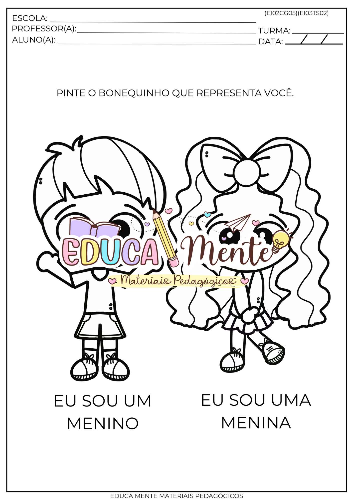 ⭐️APOSTILA RECREATIVA MATERNAL E PRÉ ESCOLA✨ COM CÓDIGOS DA BNCC⭐️ - Imagem 12
