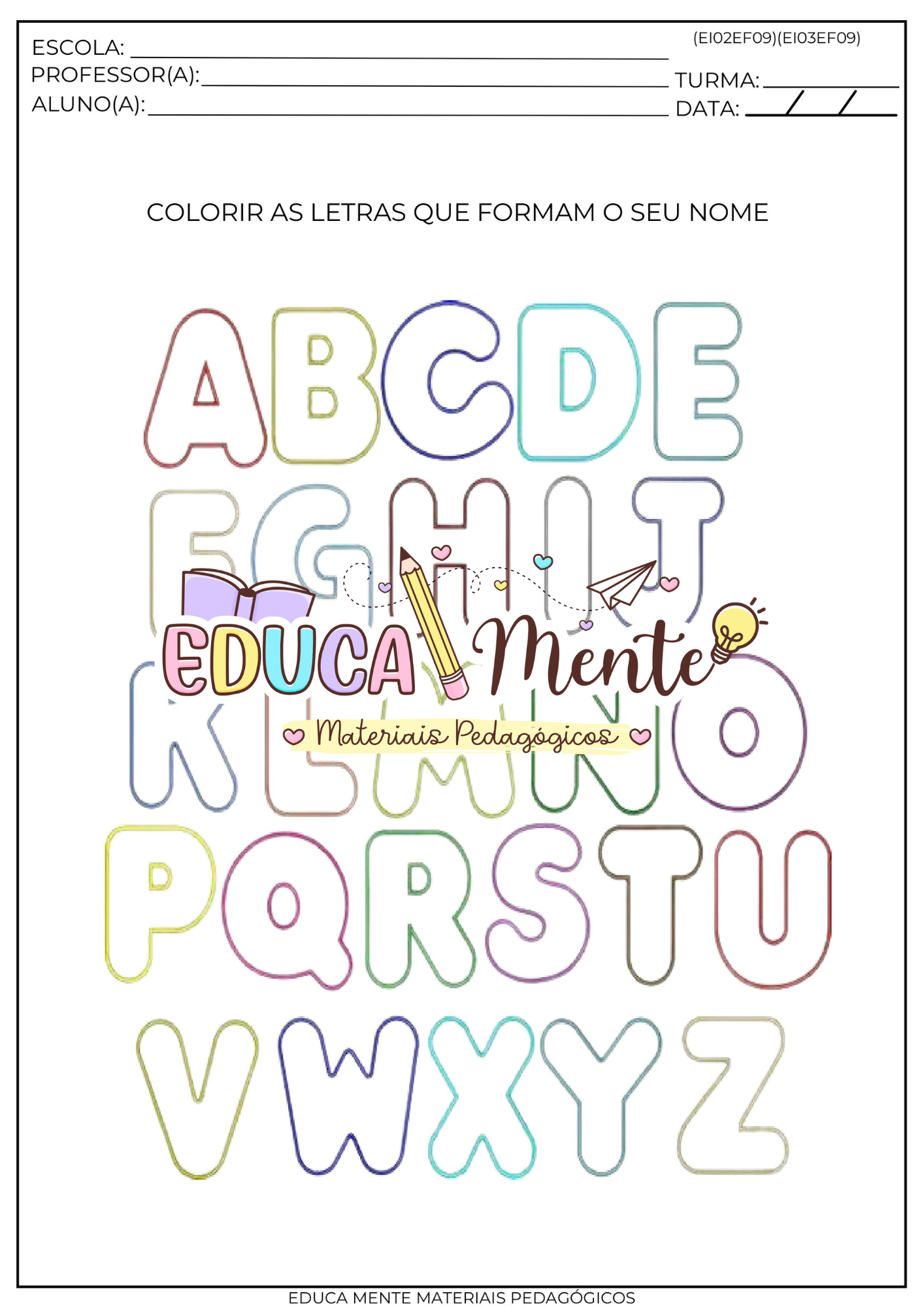 ⭐️APOSTILA RECREATIVA MATERNAL E PRÉ ESCOLA✨ COM CÓDIGOS DA BNCC⭐️ - Imagem 8