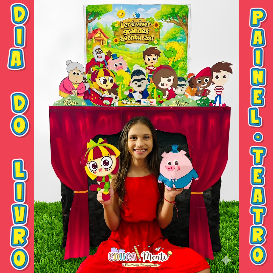 ✨ KIT DIA DO LIVRO: SÍTIO DO PICA-PAU AMARELO 💛