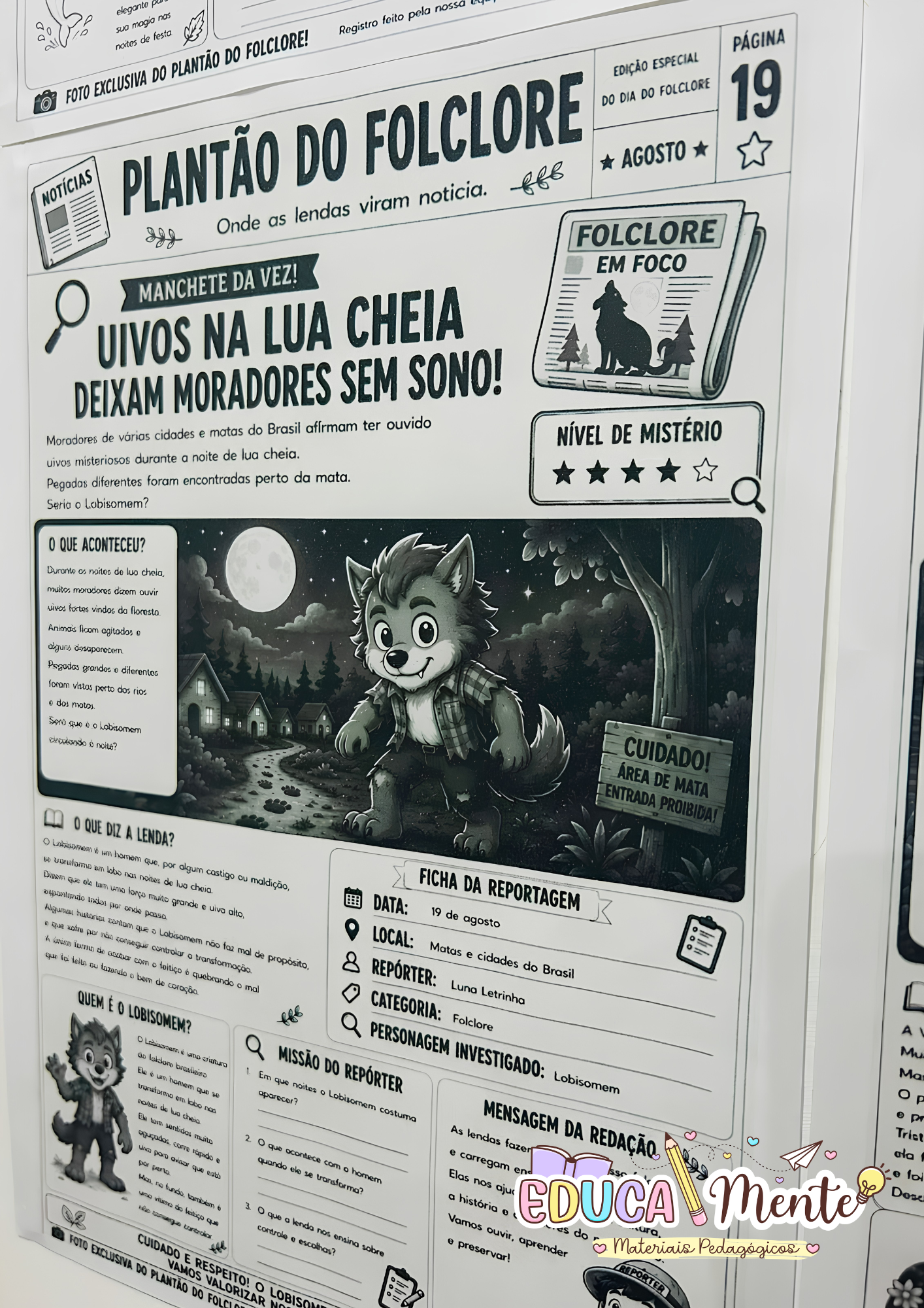 🗞️🧡 PLANTÃO DO FOLCLORE: Onde as lendas viram notícia! ✨LANÇAMENTO! - Imagem 9