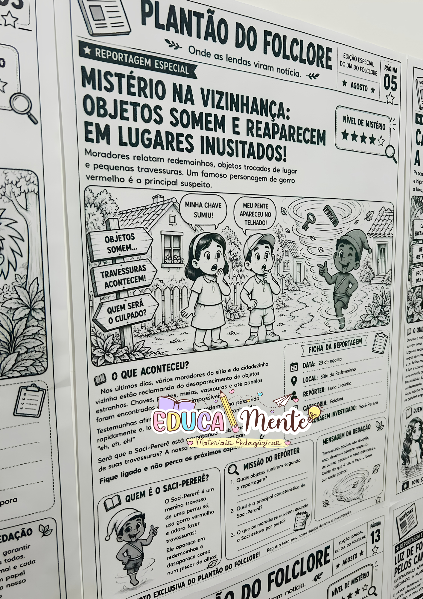🗞️🧡 PLANTÃO DO FOLCLORE: Onde as lendas viram notícia! ✨LANÇAMENTO! - Imagem 6