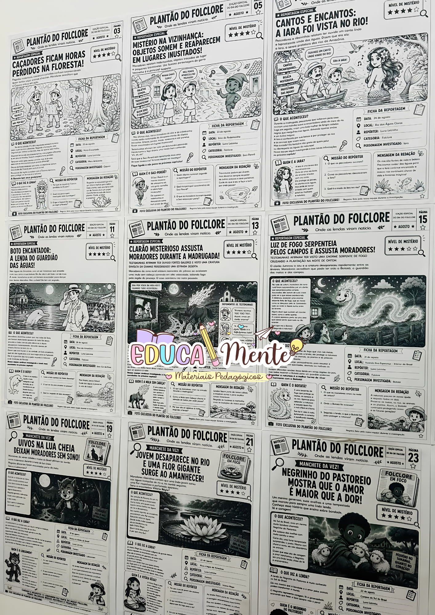 🗞️🧡 PLANTÃO DO FOLCLORE: Onde as lendas viram notícia! ✨LANÇAMENTO! - Imagem 11
