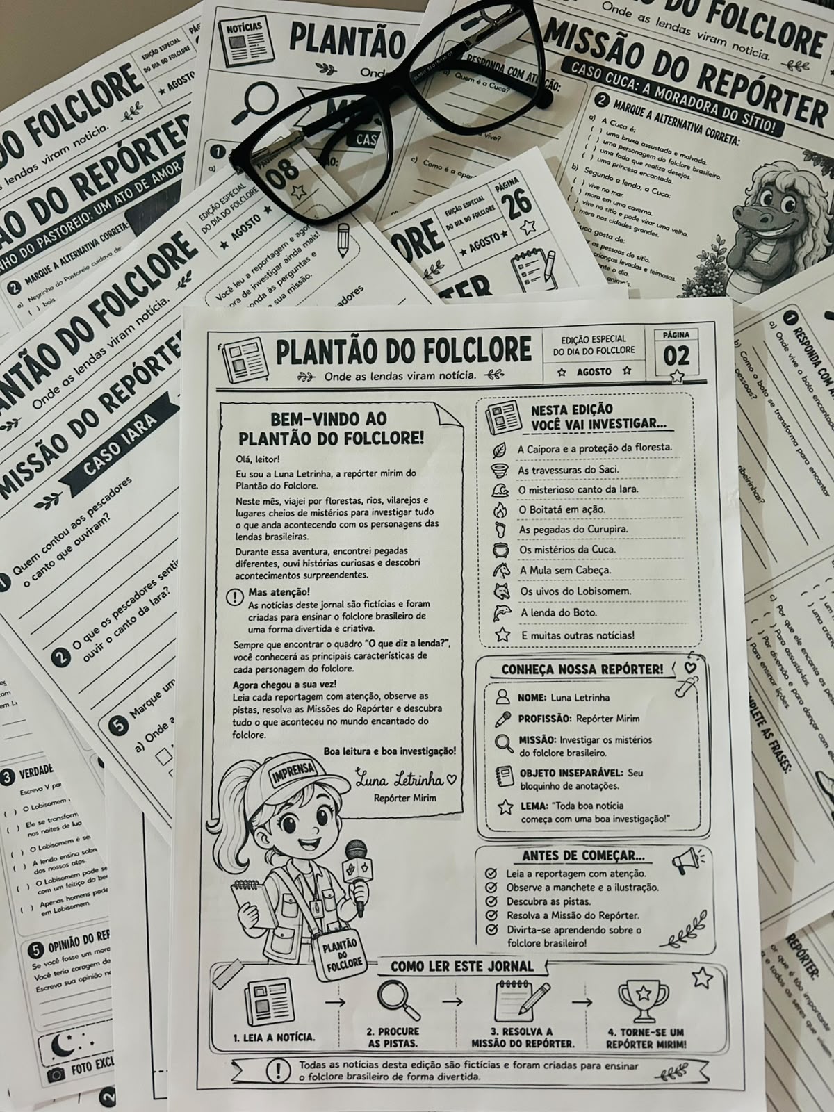 🗞️🧡 PLANTÃO DO FOLCLORE: Onde as lendas viram notícia! ✨LANÇAMENTO! - Imagem 3