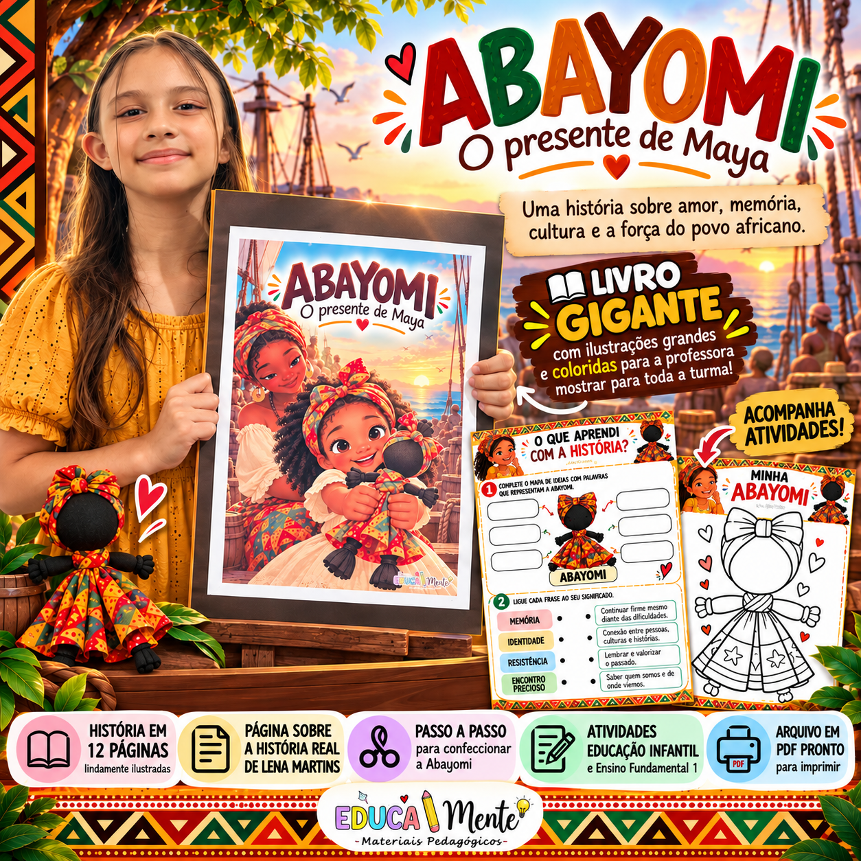 👧🏾✨ ABAYOMI EM: O PRESENTE DE MAYA 🤎
