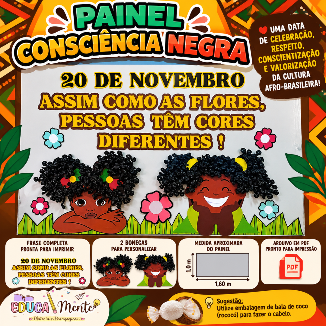 🖤PAINEL CONSCIÊNCIA NEGRA | 20 DE NOVEMBRO🌸