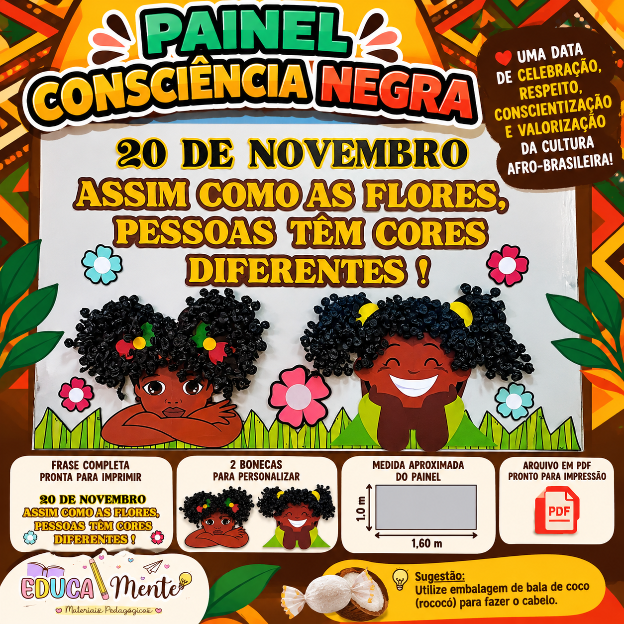🖤PAINEL CONSCIÊNCIA NEGRA | 20 DE NOVEMBRO🌸