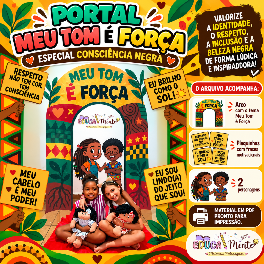 🧡🤎 PORTAL "MEU TOM É FORÇA" ESPECIAL CONSCIÊNCIA NEGRA 🤎🧡