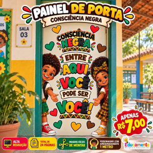 Painel Consciência Negra na Escola